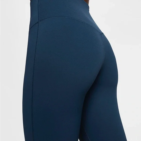 NWT Nike Yoga Dri-FIT Luxe High-Waisted Flared Leggings Armory Navy XL - Picture 5 of 8